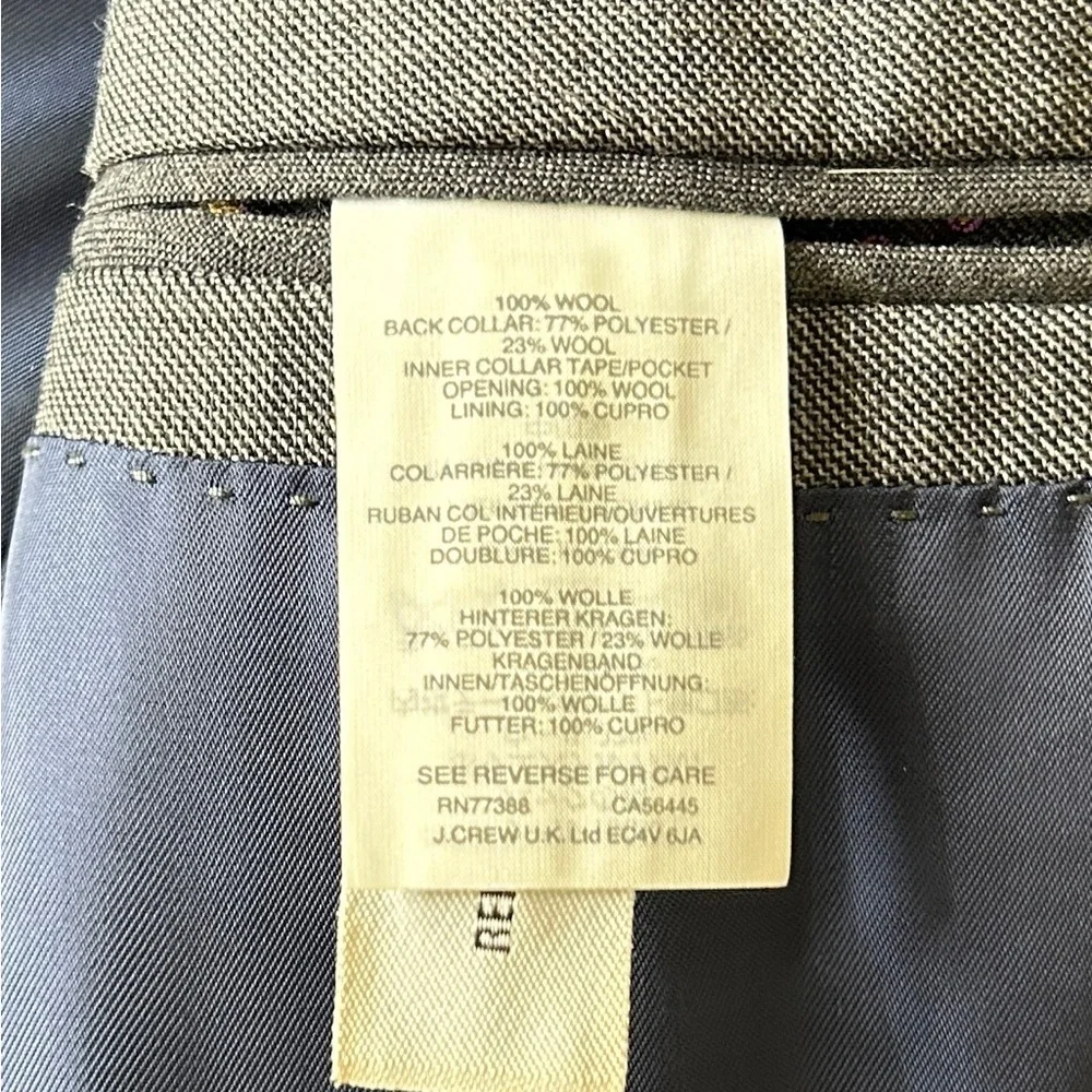 J. CREW Ludlow Men’s Suite Jacket | 38R | 100% Wool